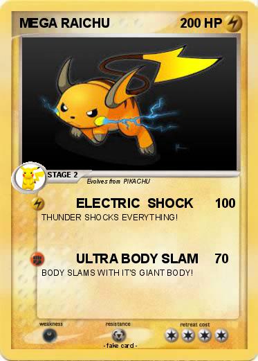 Pokemon MEGA RAICHU