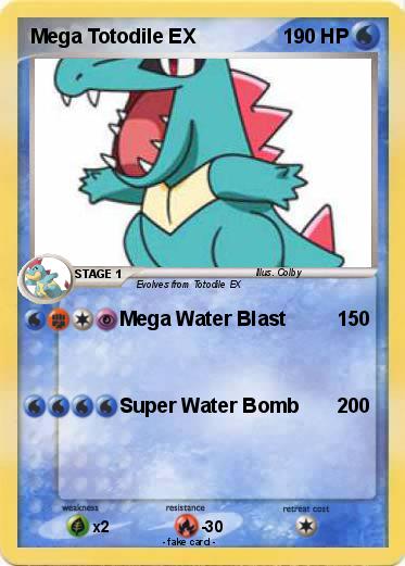 Pokemon Mega Totodile EX