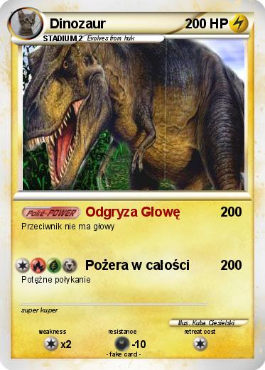 Pokemon Dinozaur