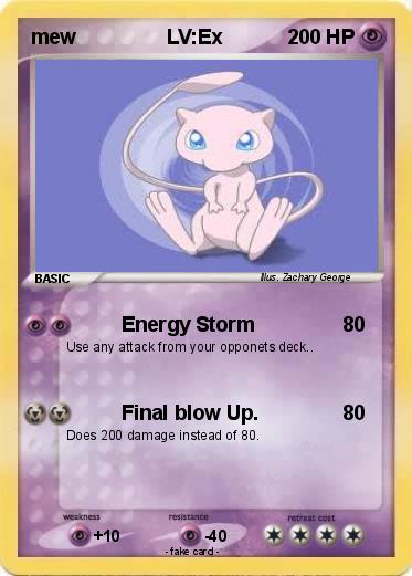 Pokemon mew                LV:Ex