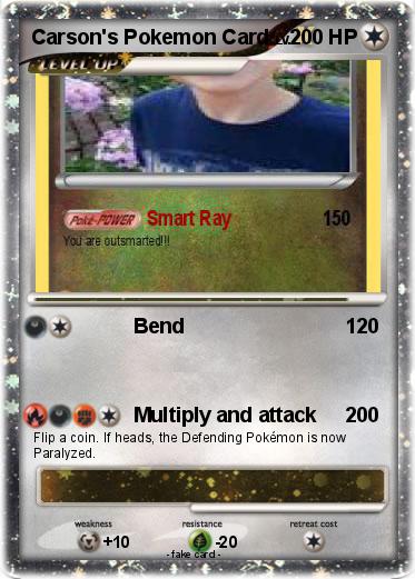 Pokemon Carson's Pokemon Card