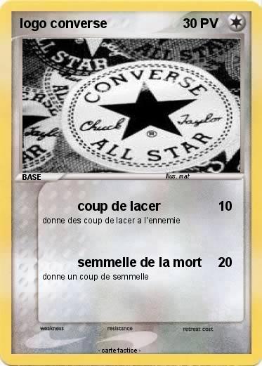 Pokemon logo converse