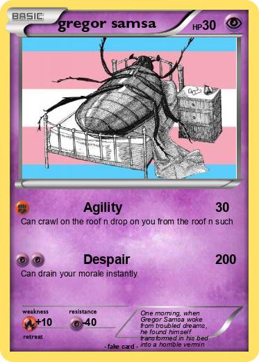 Pokemon gregor samsa