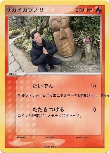 Pokemon サカイカツノリ