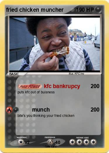 Pokemon fried chicken muncher