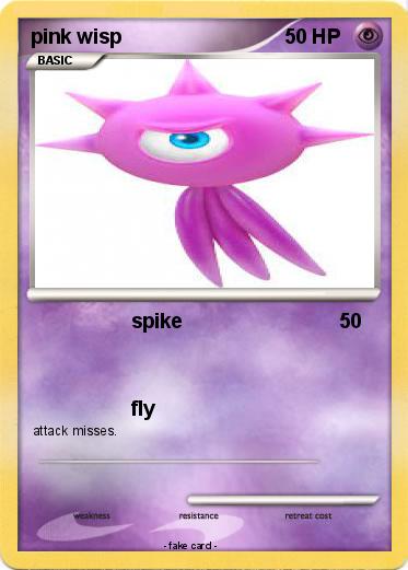 Pokemon pink wisp