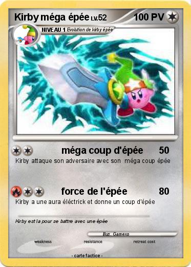 Pokemon Kirby méga épée