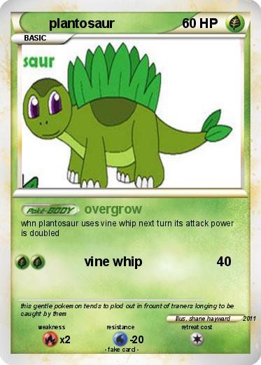 Pokemon plantosaur