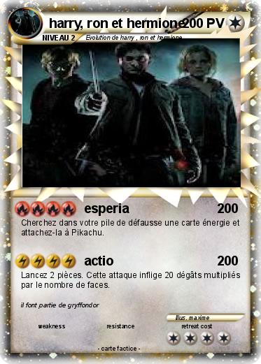 Pokemon harry, ron et hermione