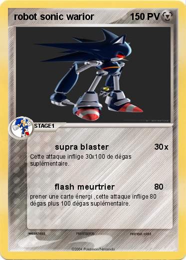 Pokemon robot sonic warior