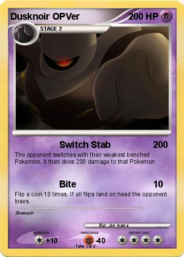 Pokemon Dusknoir OPVer