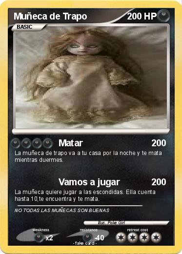 Pokemon Muñeca de Trapo