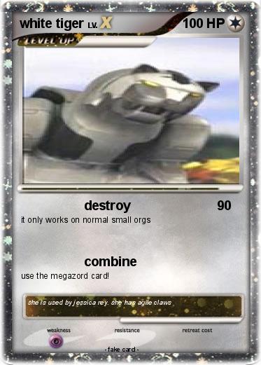 Pokemon white tiger