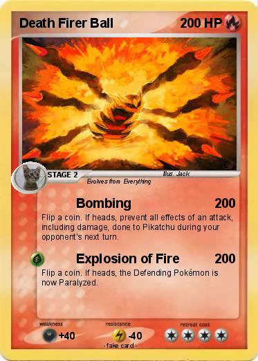 Pokemon Death Firer Ball