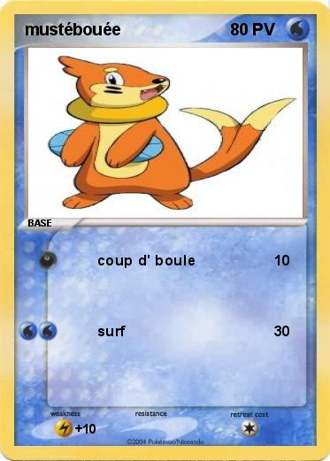 Pokemon mustébouée