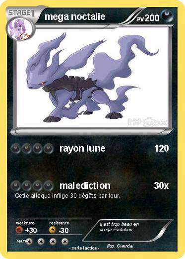 Pokemon mega noctalie