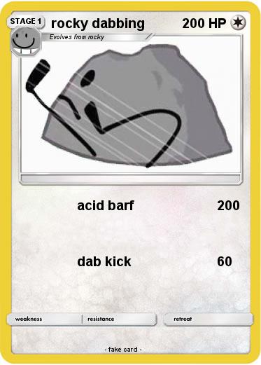Pokemon rocky dabbing