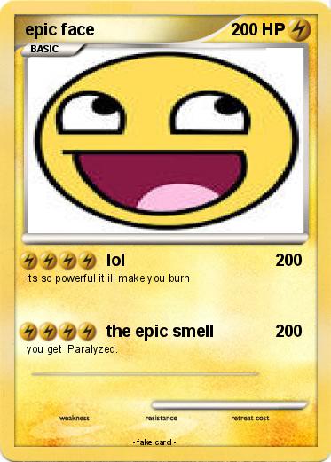 Pokemon epic face