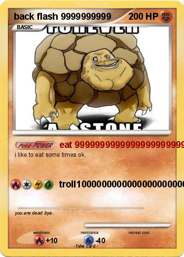 Pokemon back flash 9999999999