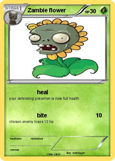 Pokemon Zambie flower