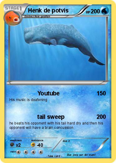 Pokemon Henk de potvis