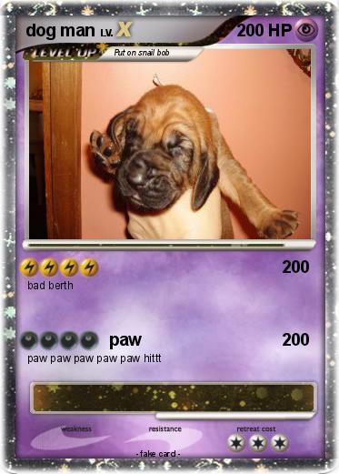 Pokemon dog man