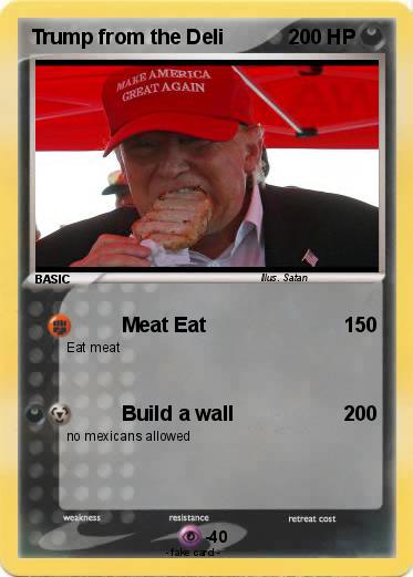Pokemon Trump from the Deli