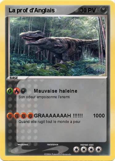 Pokemon La prof d'Anglais