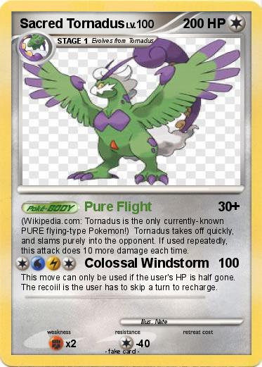 Pokemon Sacred Tornadus