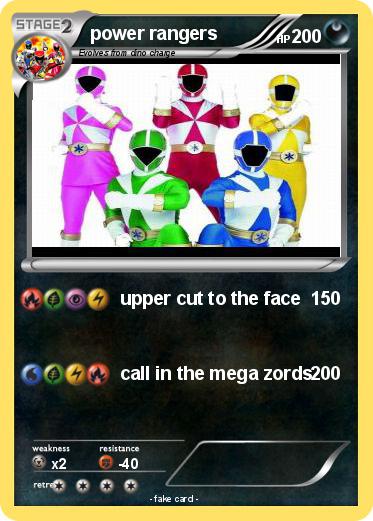 Pokemon power rangers