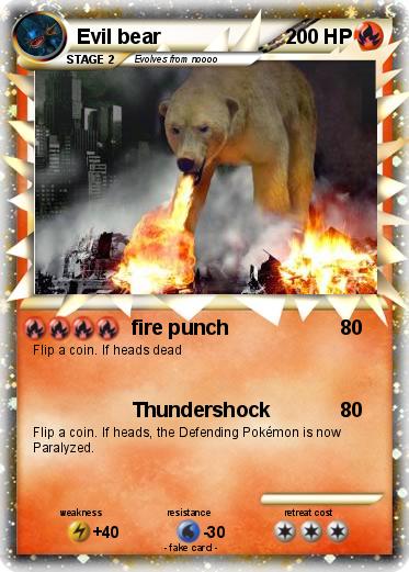 Pokemon Evil bear