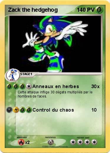 Pokemon Zack the hedgehog