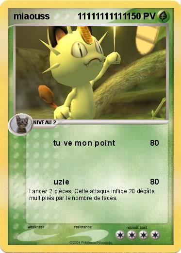 Pokemon miaouss           11111111111