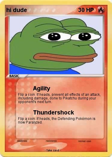 Pokemon hi dude
