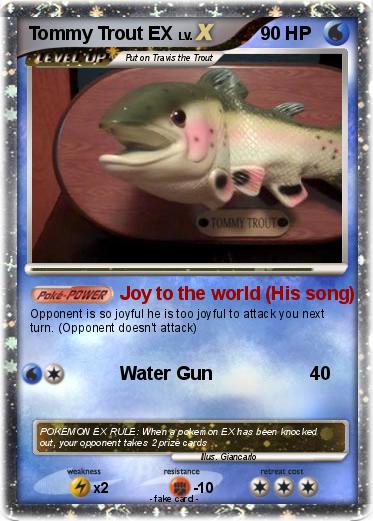 Pokemon Tommy Trout EX