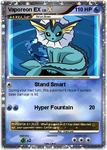 Pokemon Vaporeon EX