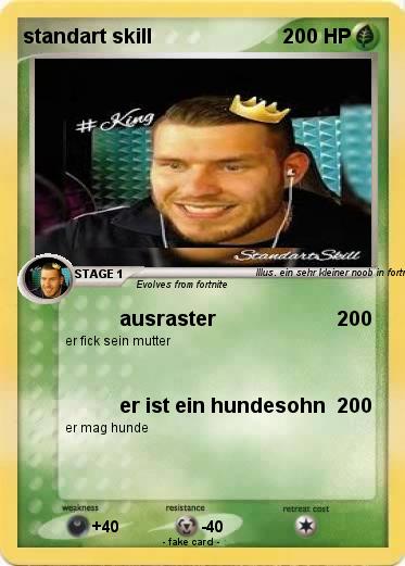 Pokemon standart skill