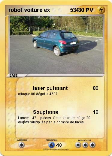 Pokemon robot voiture ex             534