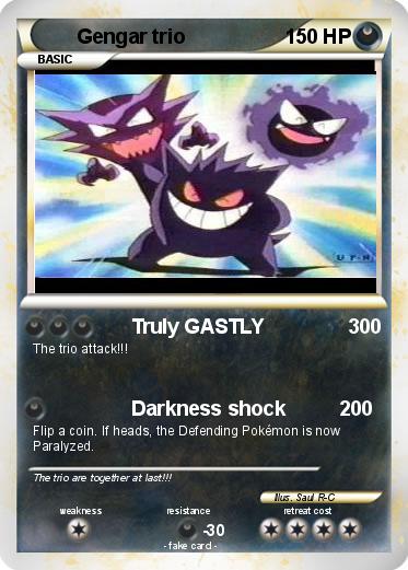 Pokemon Gengar trio