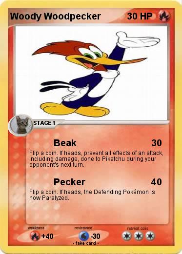 Pokemon Woody Woodpecker