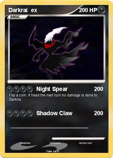 Pokemon Darkrai  ex
