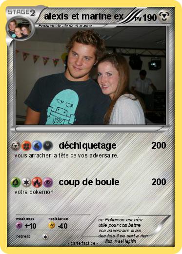 Pokemon alexis et marine ex