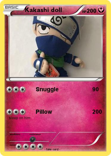 Pokemon Kakashi doll