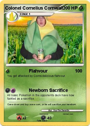 Pokemon Colonel Cornelius Cornwall