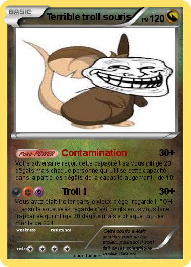 Pokemon Terrible troll souris