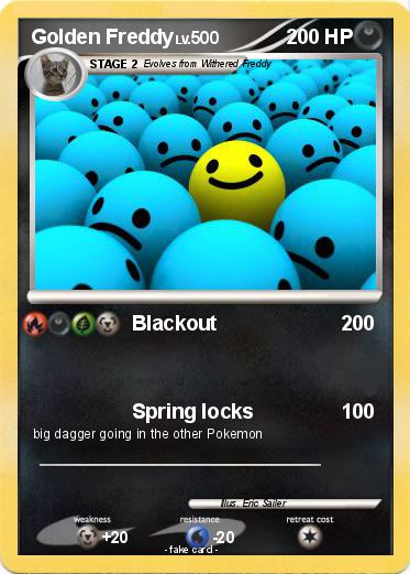 Pokemon Golden Freddy