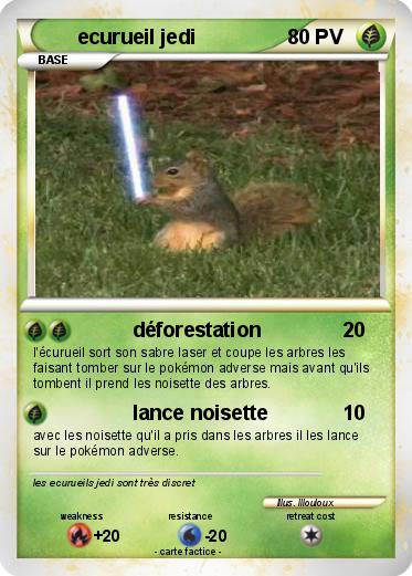 Pokemon ecurueil jedi