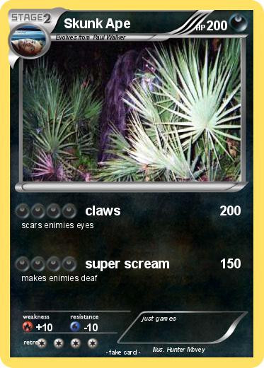 Pokemon Skunk Ape