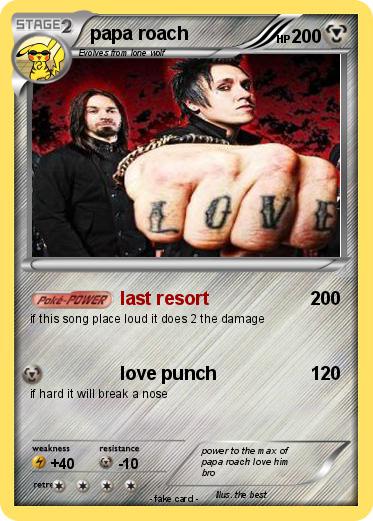 Pokemon papa roach
