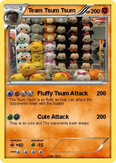 Pokemon Team Tsum Tsum